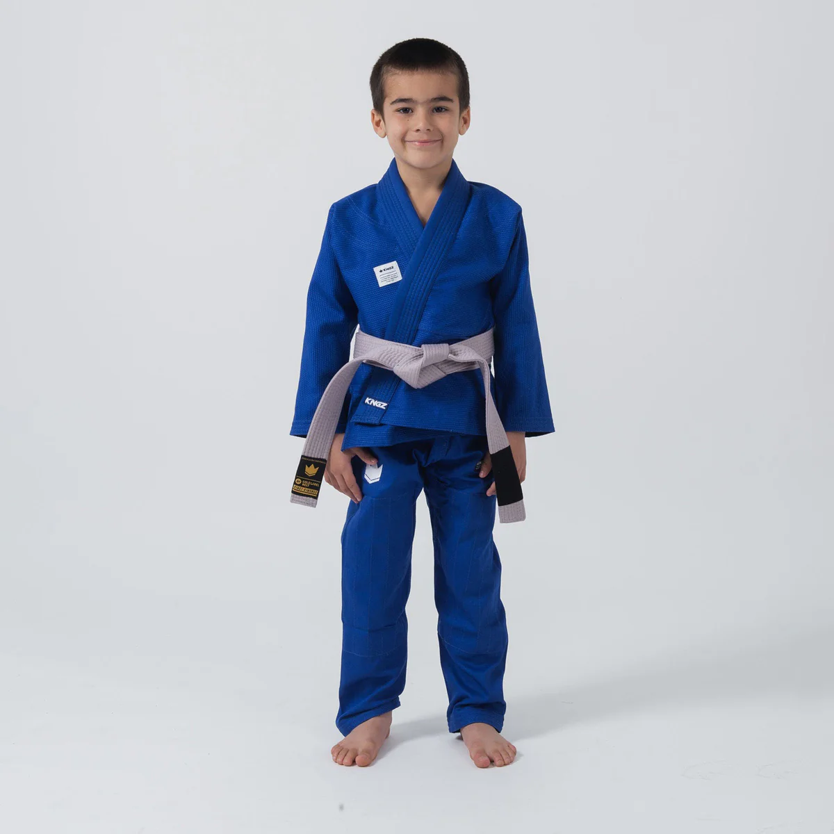 BJJ Gi criança Kingz Kore V2 IBJJF Azul  - Image 5
