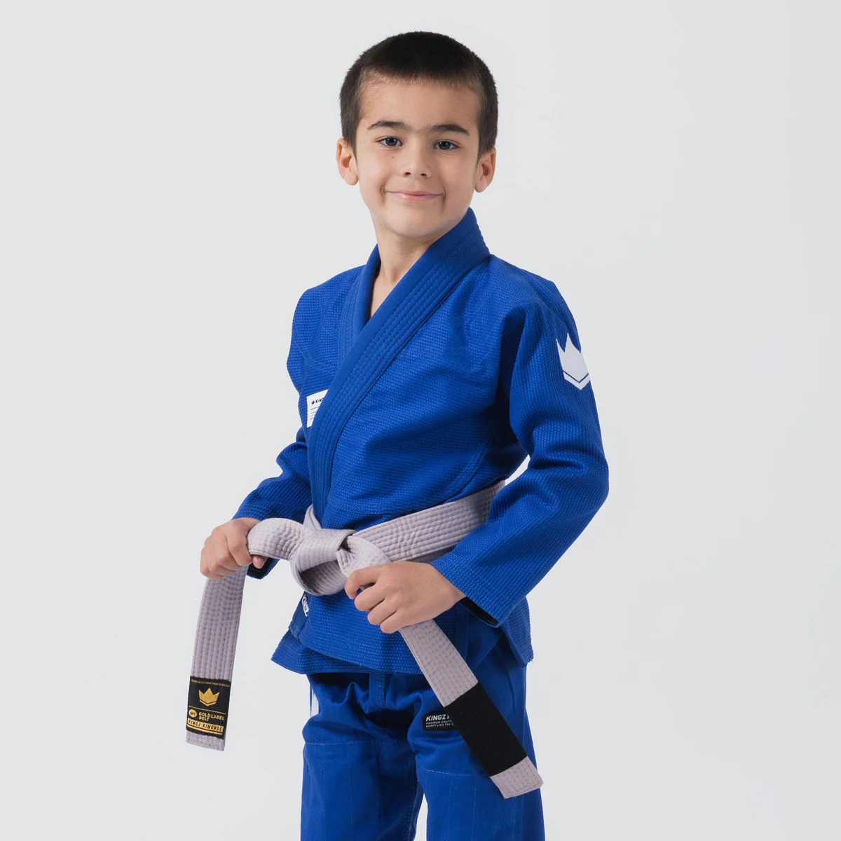 BJJ Gi criança Kingz Kore V2 IBJJF Azul  - Image 6