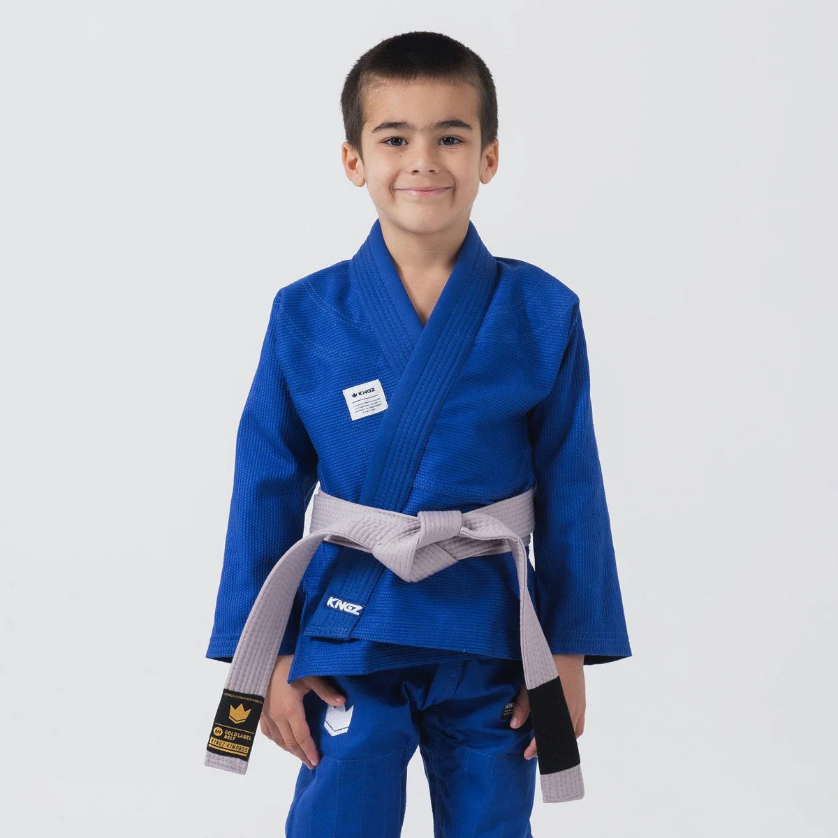 BJJ Gi criança Kingz Kore V2 IBJJF Azul  - Image 7