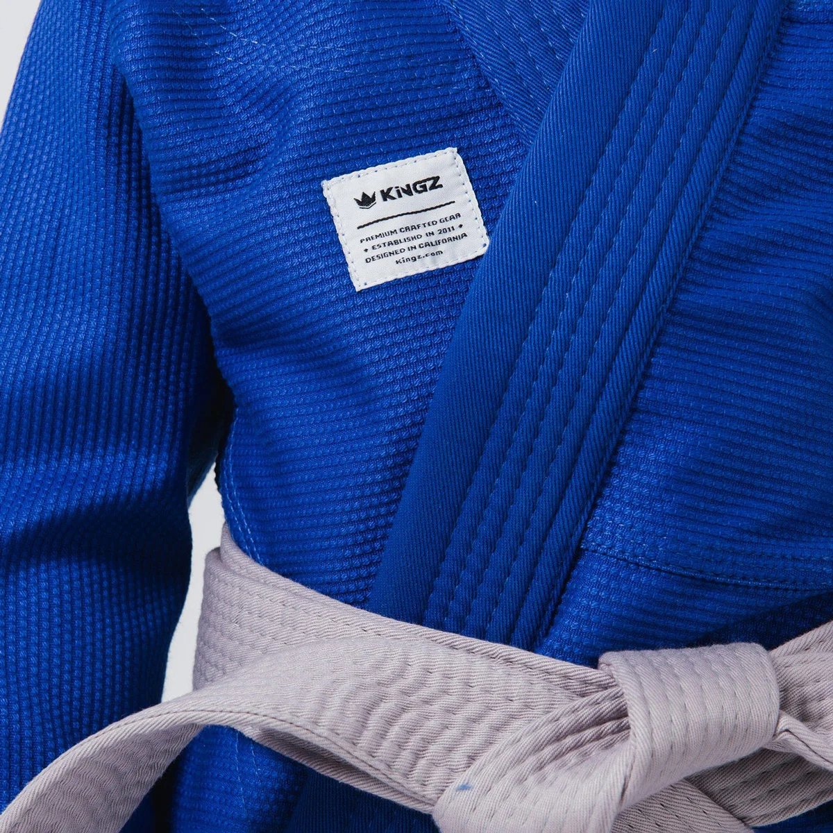 BJJ Gi criança Kingz Kore V2 IBJJF Azul  - Image 8
