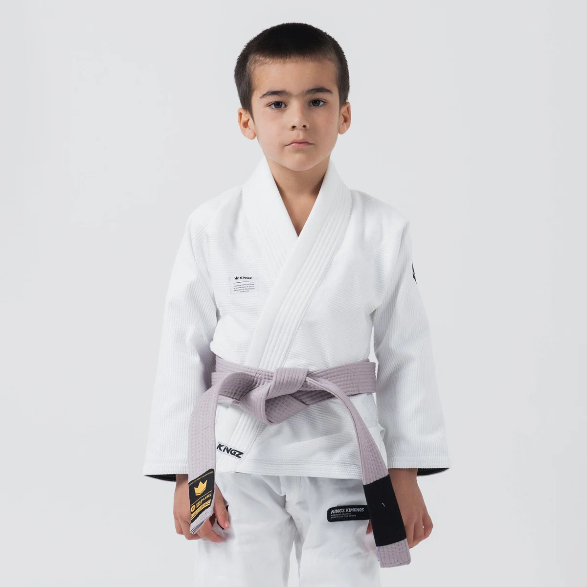 BJJ Gi criança Kingz Kore V2 IBJJF Branco  - Image 7