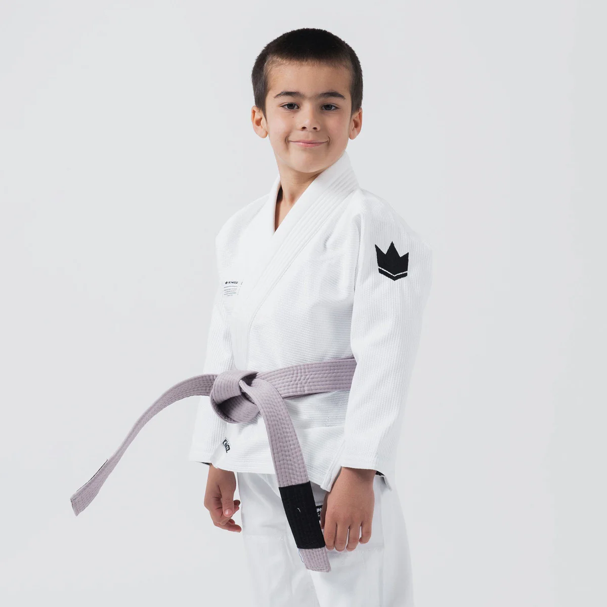 BJJ Gi criança Kingz Kore V2 IBJJF Branco  - Image 8