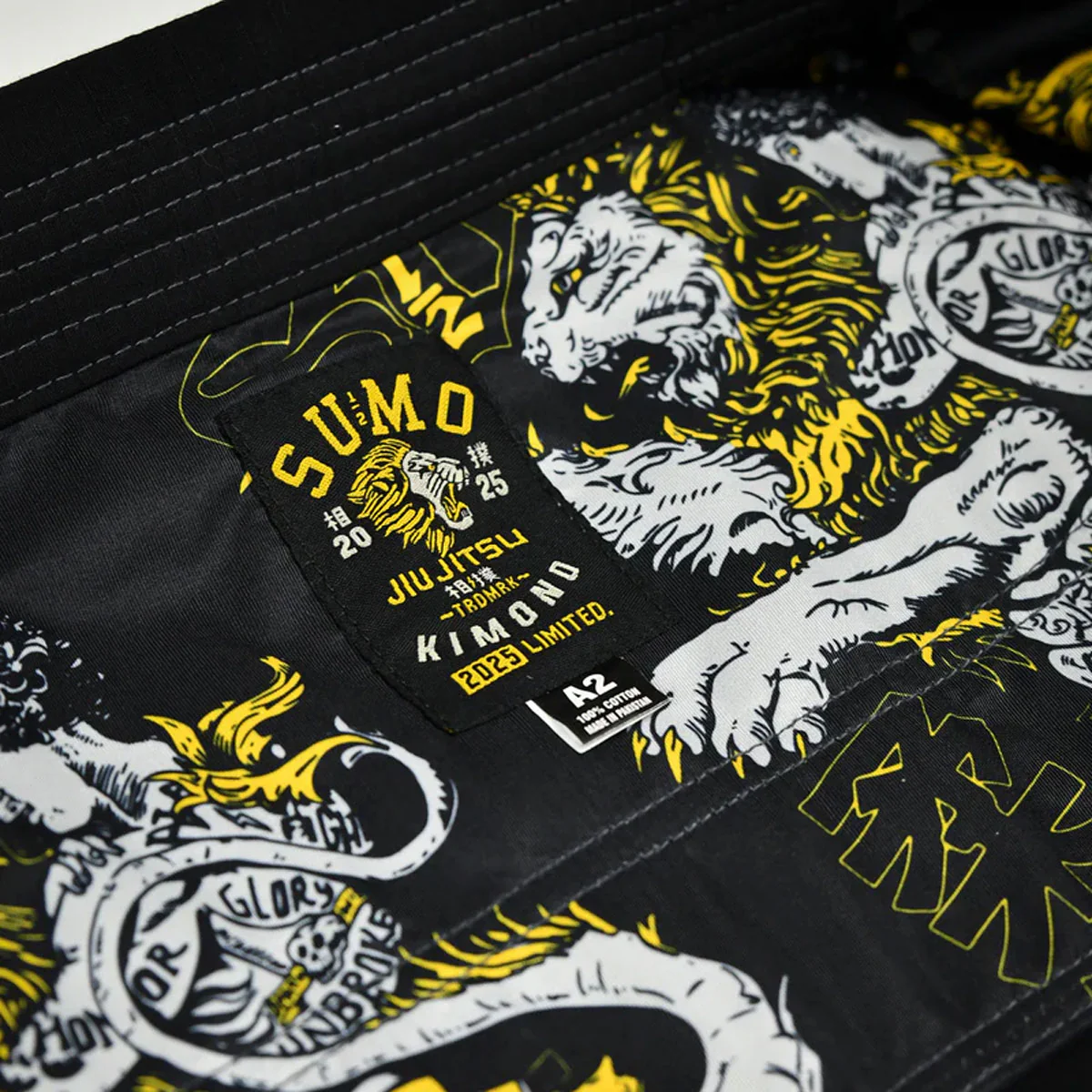 BJJ Gi Half Sumo Lion Preto  - Image 8