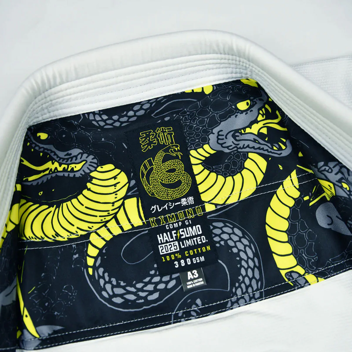 BJJ Gi Half Sumo Mamba IBJJF Branco  - Image 4