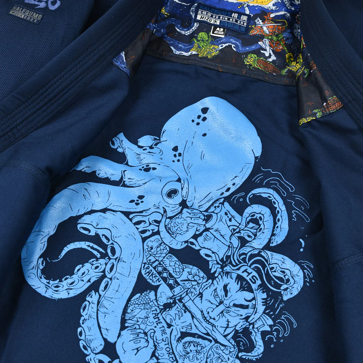 BJJ Gi Half Sumo Mizu "Storm" Azul Marinho  - Image 19
