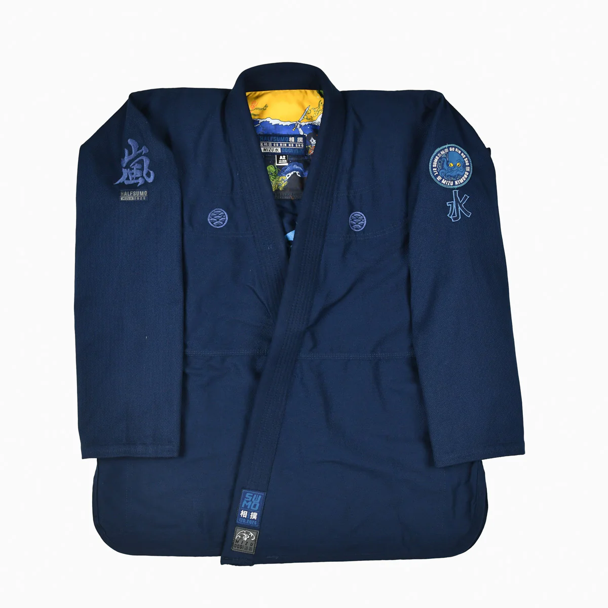BJJ Gi Half Sumo Mizu "Storm" Azul Marinho  - Image 2