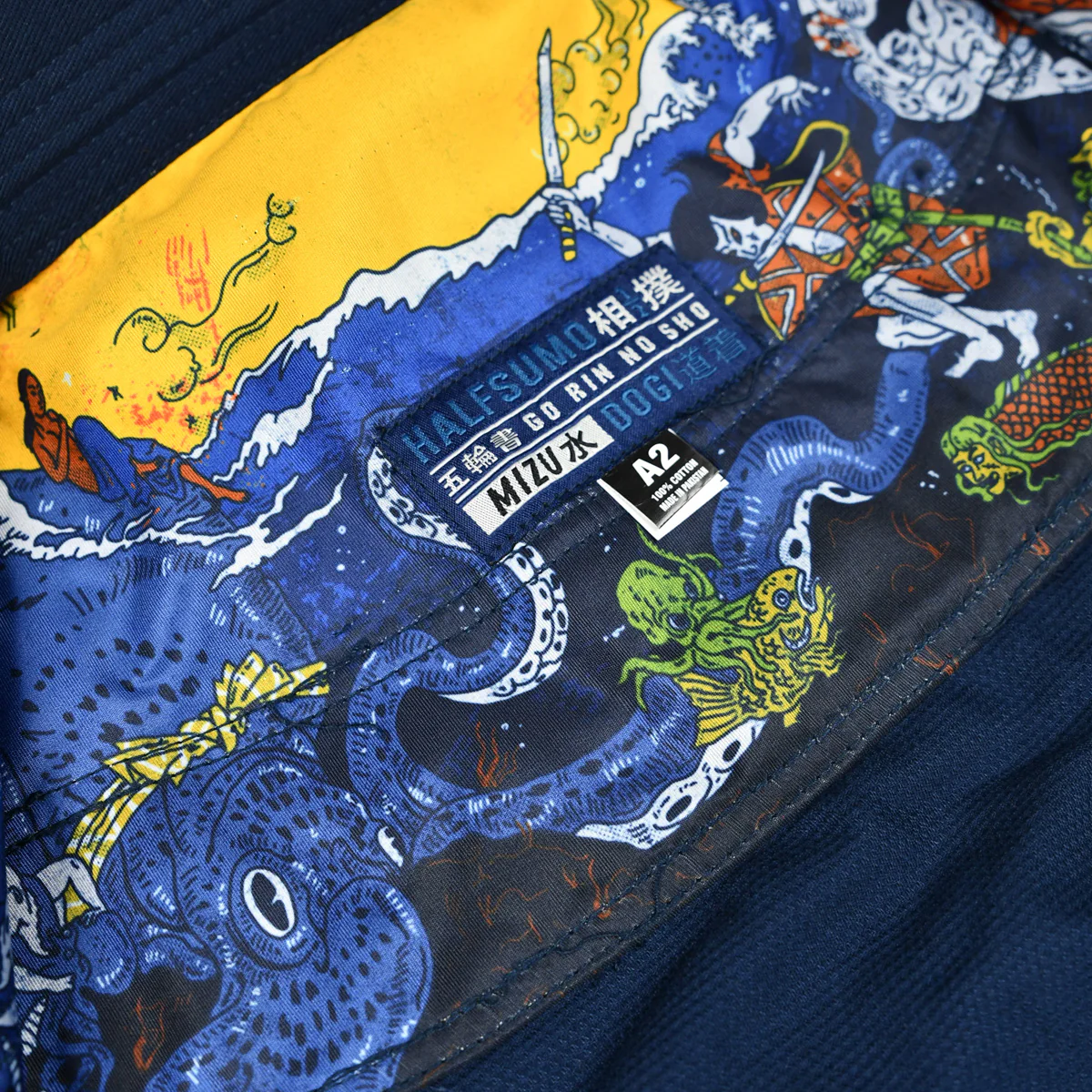 BJJ Gi Half Sumo Mizu "Storm" Azul Marinho  - Image 20