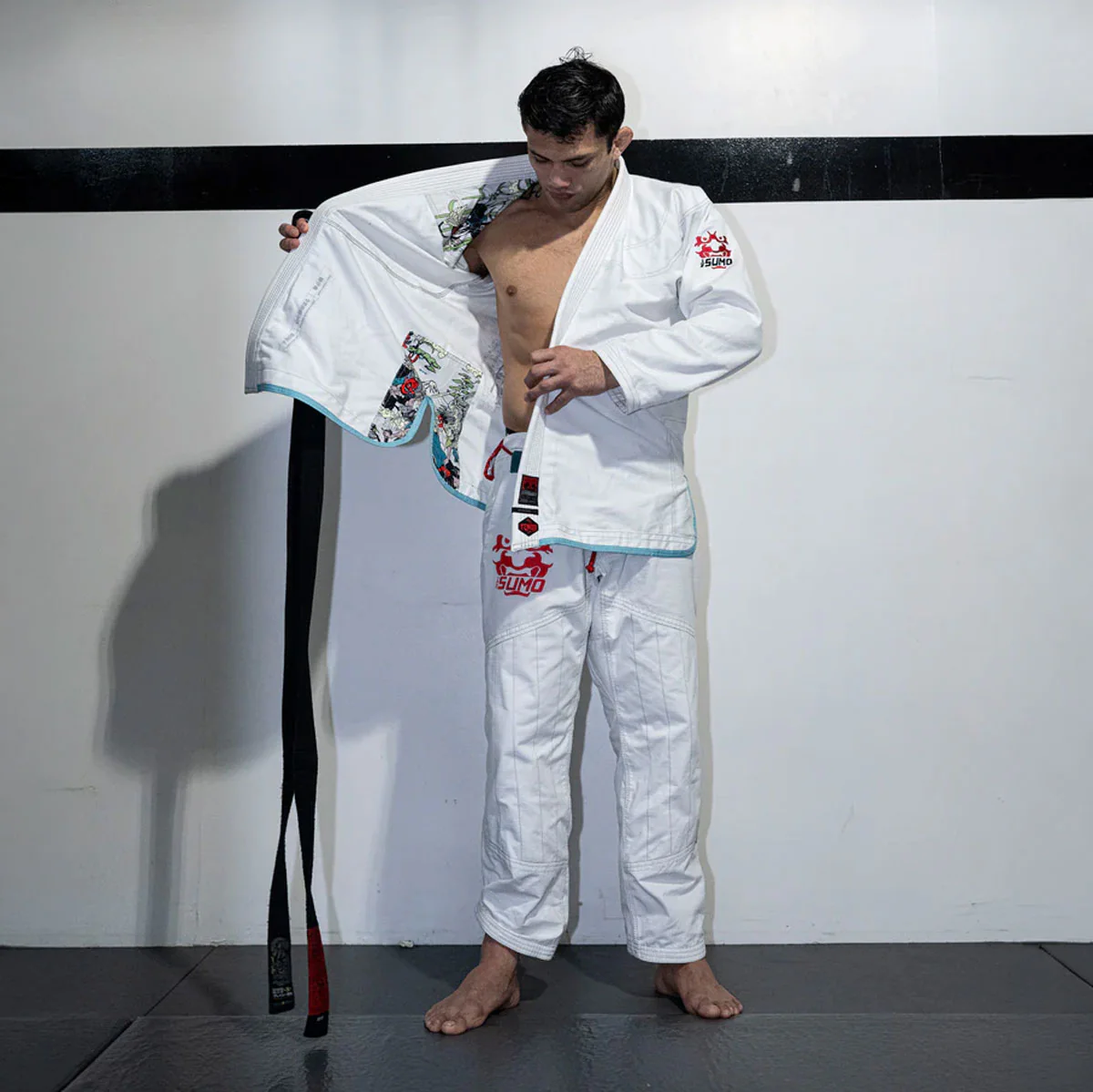 BJJ Gi Half Sumo Tengu Branco  - Image 19
