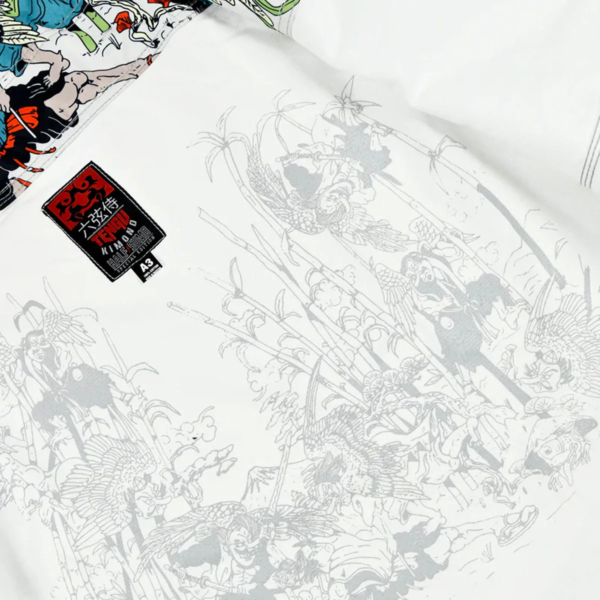 BJJ Gi Half Sumo Tengu Branco  - Image 5