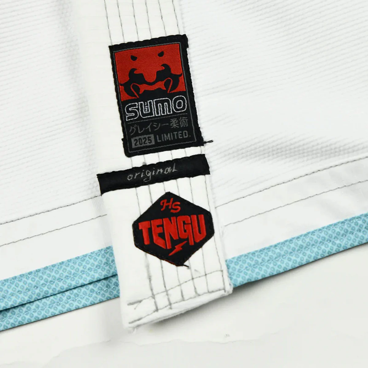 BJJ Gi Half Sumo Tengu Branco  - Image 7