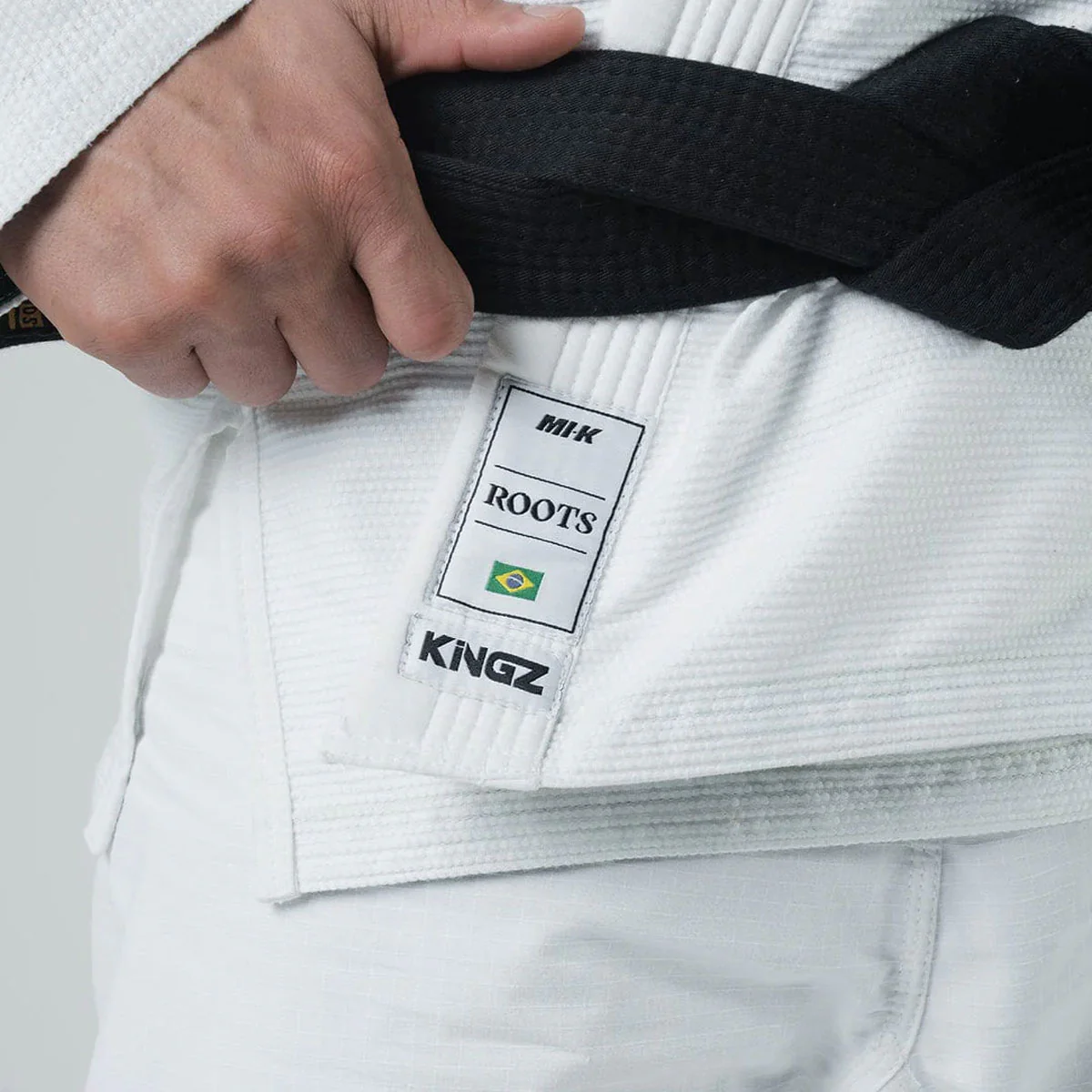 BJJ Gi Kingz MI-K Roots IBJJF Branco  - Image 5