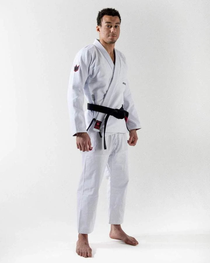 BJJ Gi Kingz Ultralight 2.0 Branco  - Image 4