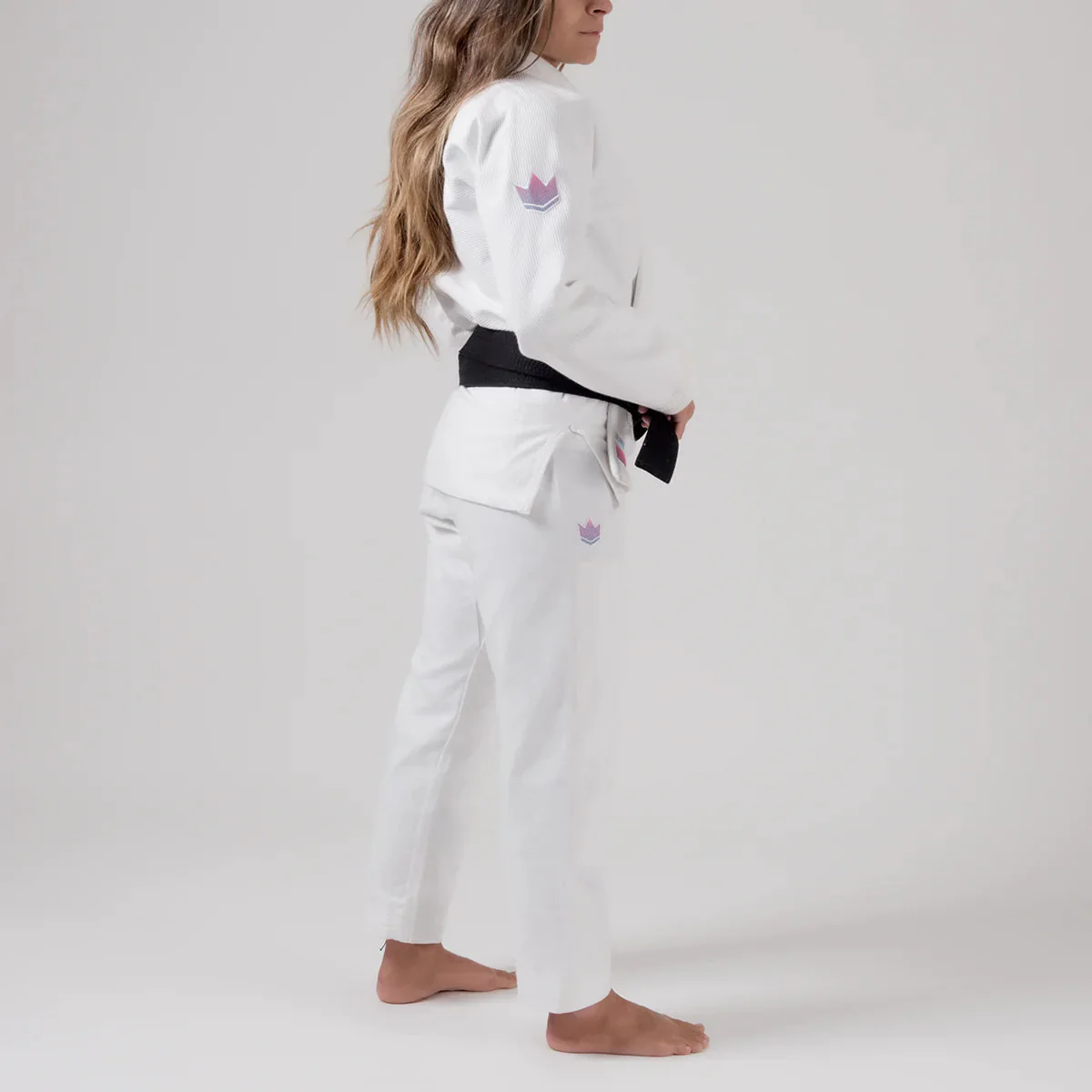 BJJ Gi Mulher Kingz Empowered Branco  - Image 5