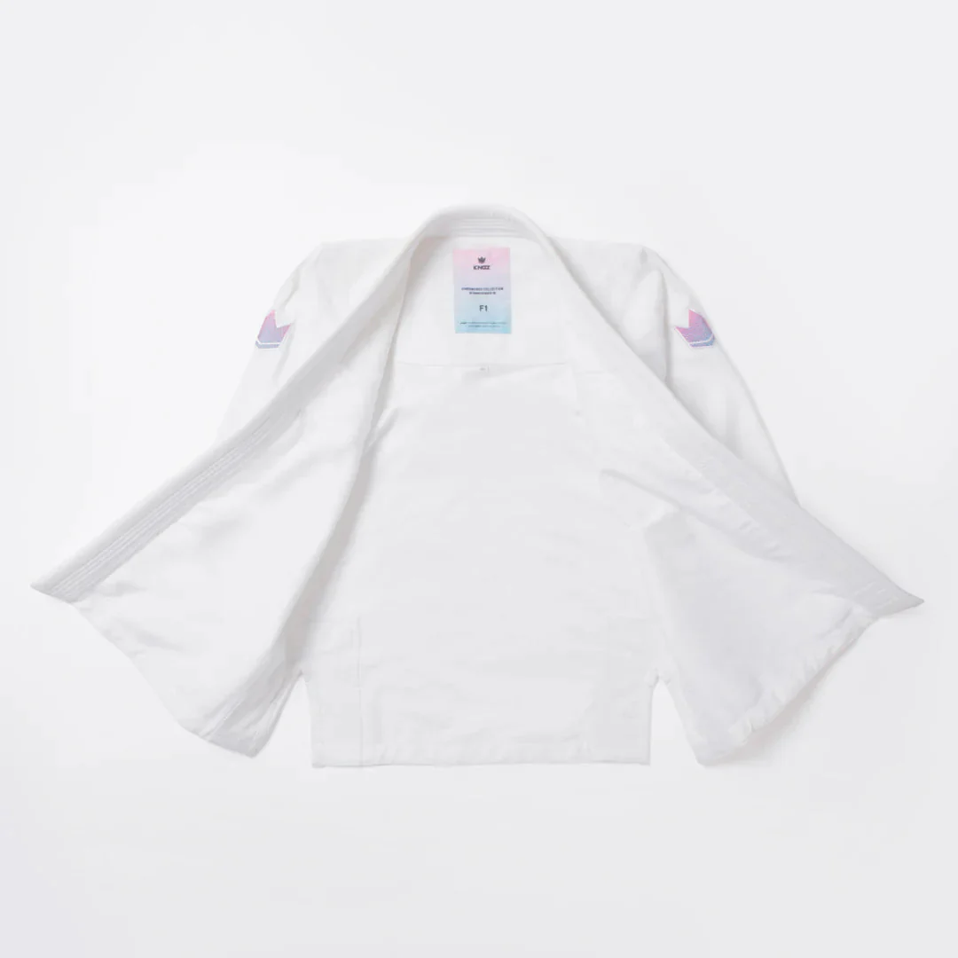 BJJ Gi Mulher Kingz Empowered Branco  - Image 7