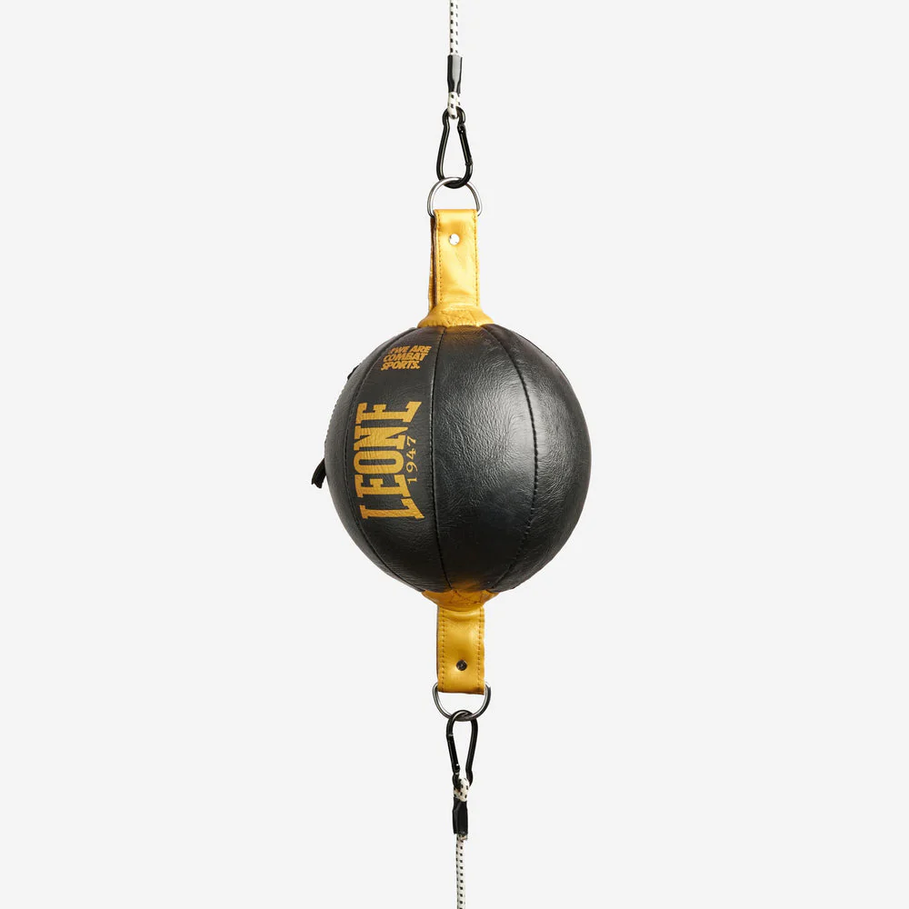 Bola de boxe com tirantes Leone DNA AT809 Preto-ouro  - Image 5