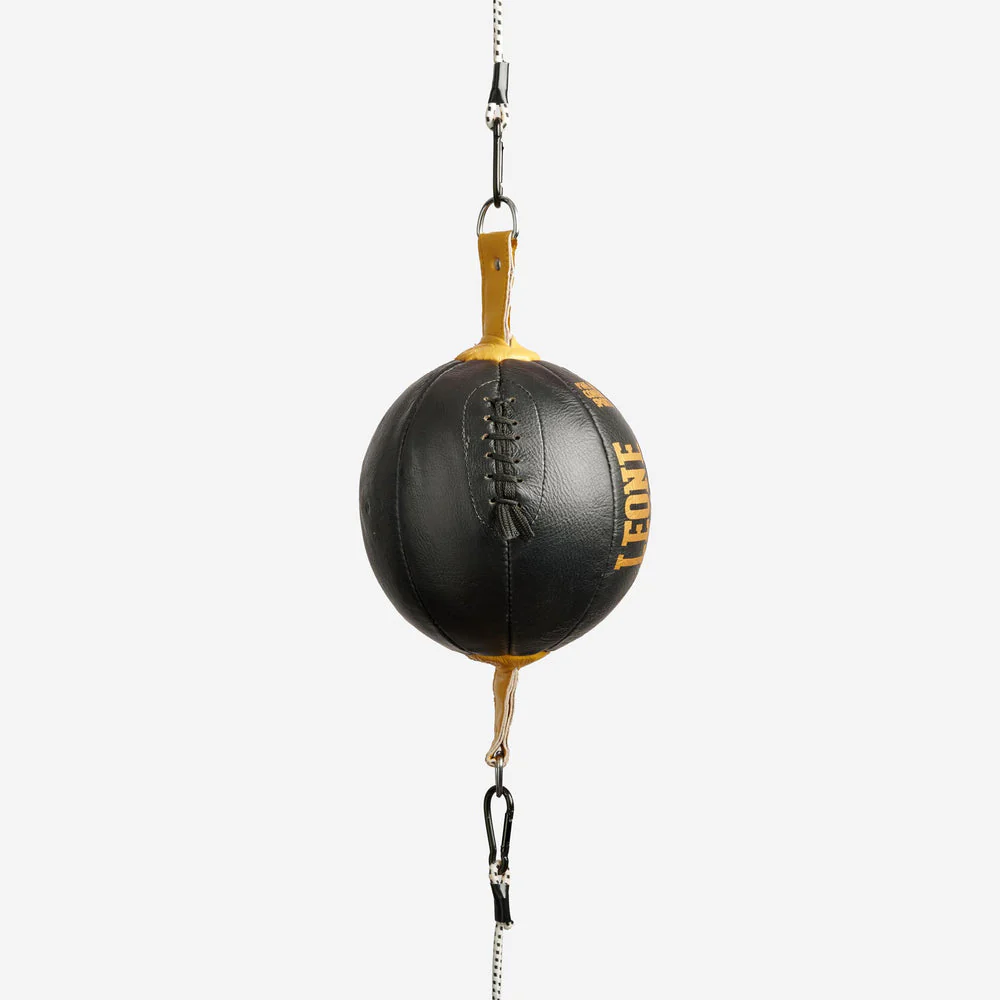 Bola de boxe com tirantes Leone DNA AT809 Preto-ouro  - Image 7
