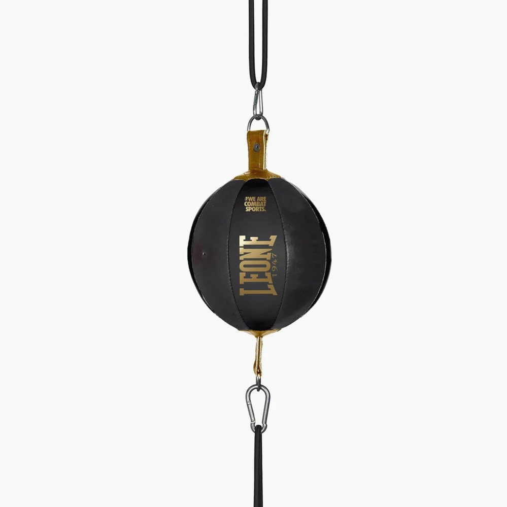 Bola de boxe com tirantes Leone DNA AT809 Preto-ouro  - Image 8