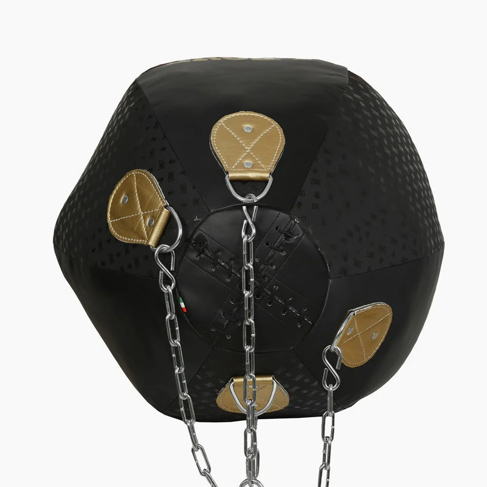 Bola de treino Leone 20 kg DNA AT853 Preto-dourado  - Image 4