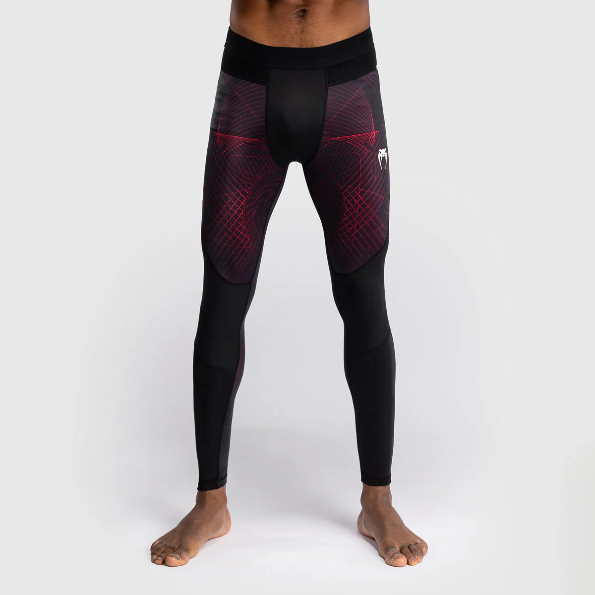Calças de compressão Venum G-Fit Air Preto-vermelho 