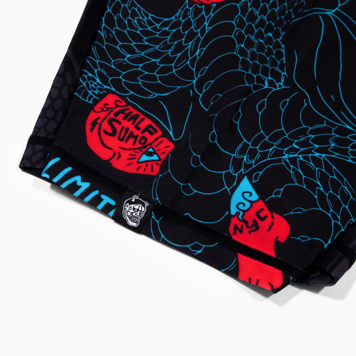 Calções de compressão Half Sumo Black Mamba Neon  - Image 8