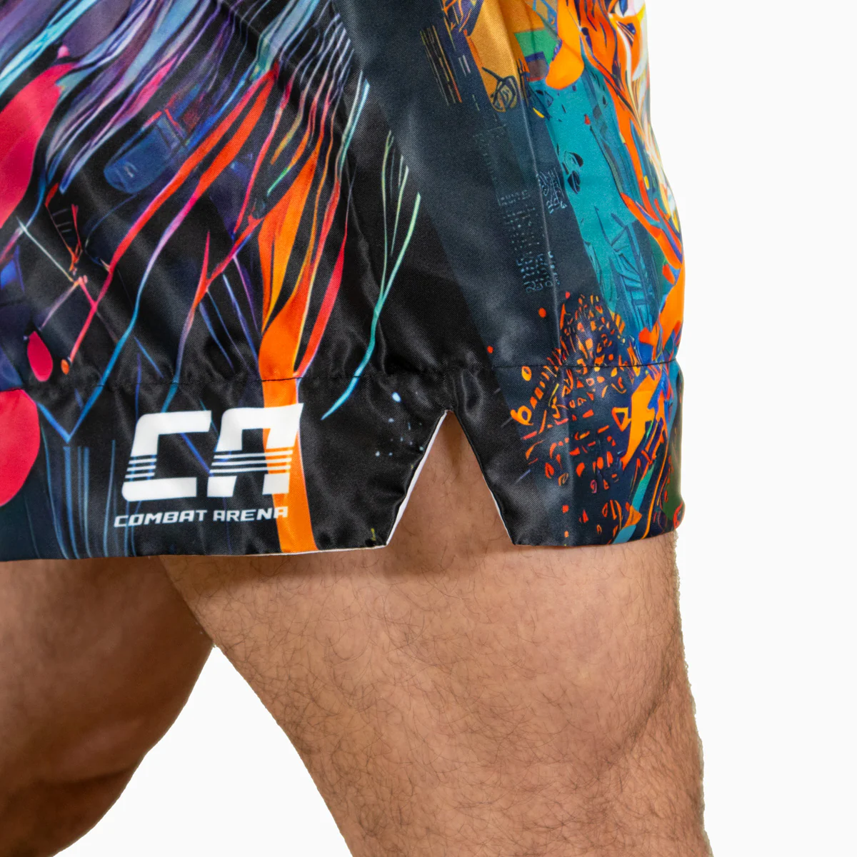 Calções de Kickboxing-Thai Combat Arena Tiger Blaze  - Image 11