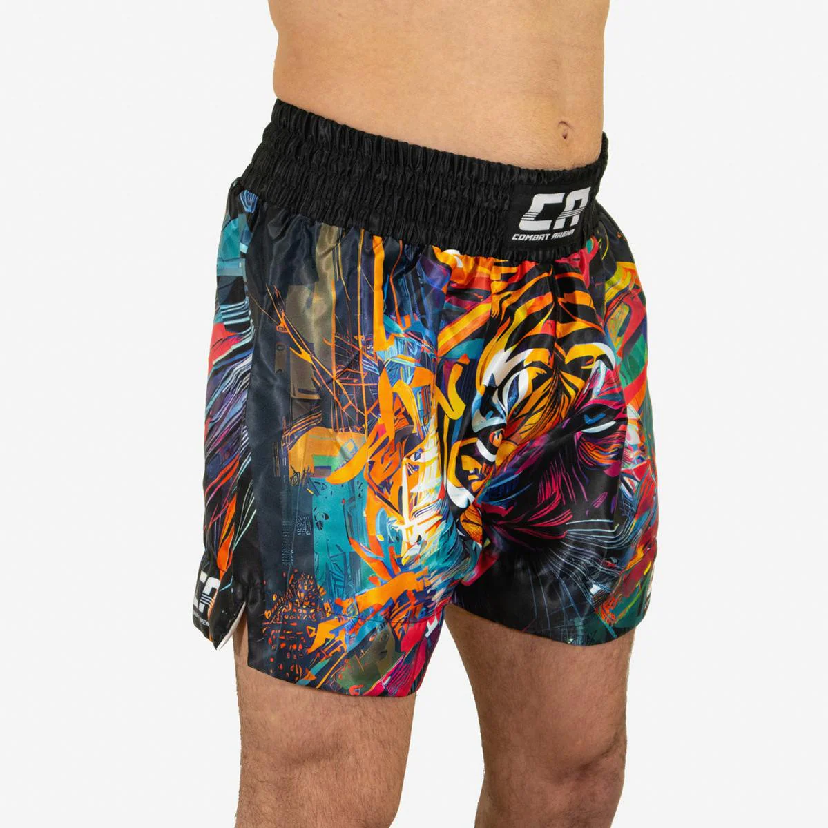 Calções de Kickboxing-Thai Combat Arena Tiger Blaze  - Image 8