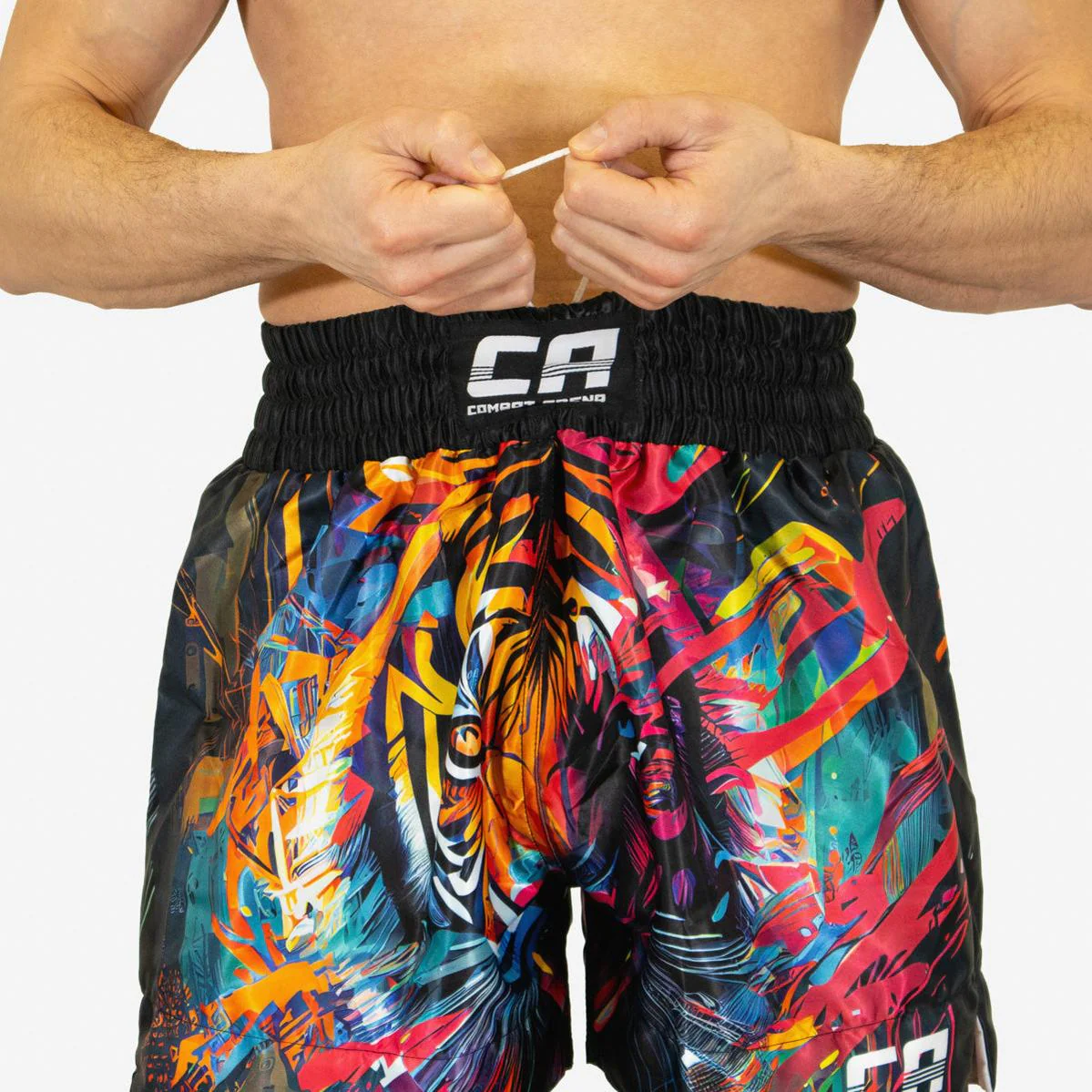 Calções de Kickboxing-Thai Combat Arena Tiger Blaze  - Image 9