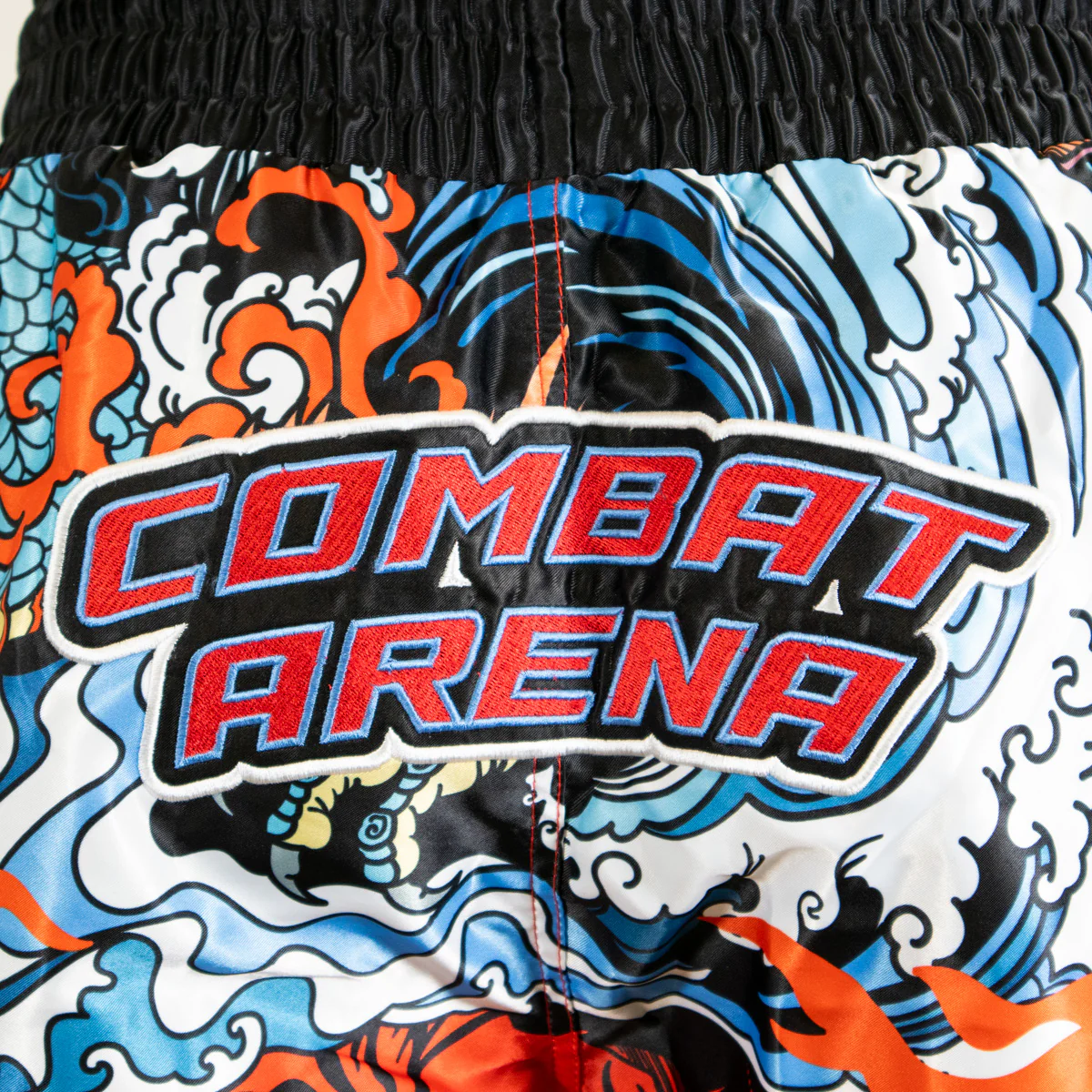 Calções de Kickboxing-Thai Combat Arena Yin Yang Battle Vermelho  - Image 13