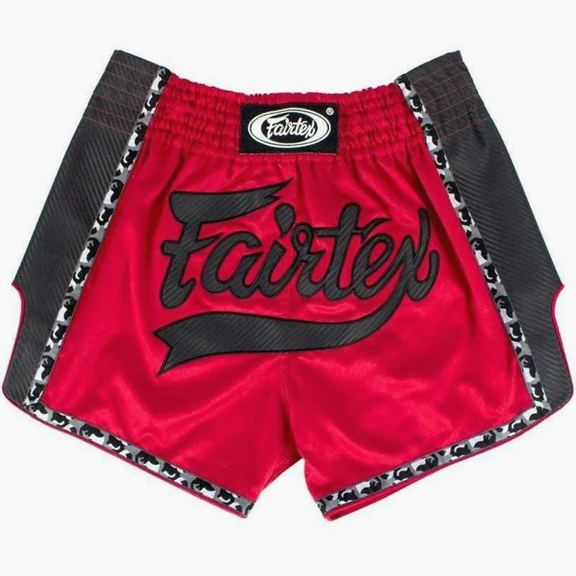 Calções de Kickboxing-Thai Fairtex BS1703 Vermelho 