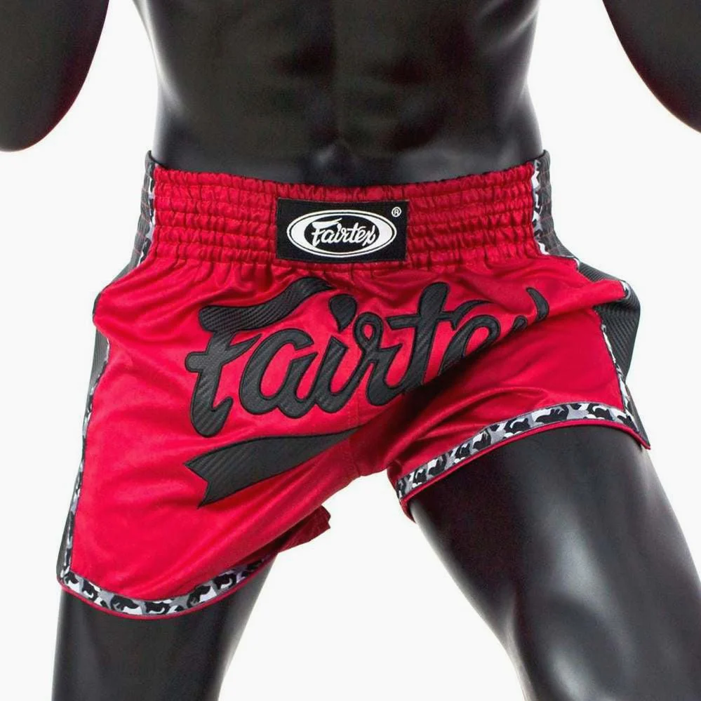 Calções de Kickboxing-Thai Fairtex BS1703 Vermelho  - Image 2