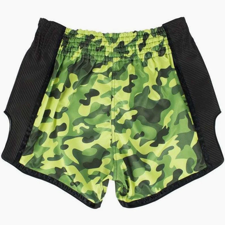Calções de Kickboxing-Thai Fairtex BS1710 Camuflado Verde  - Image 4