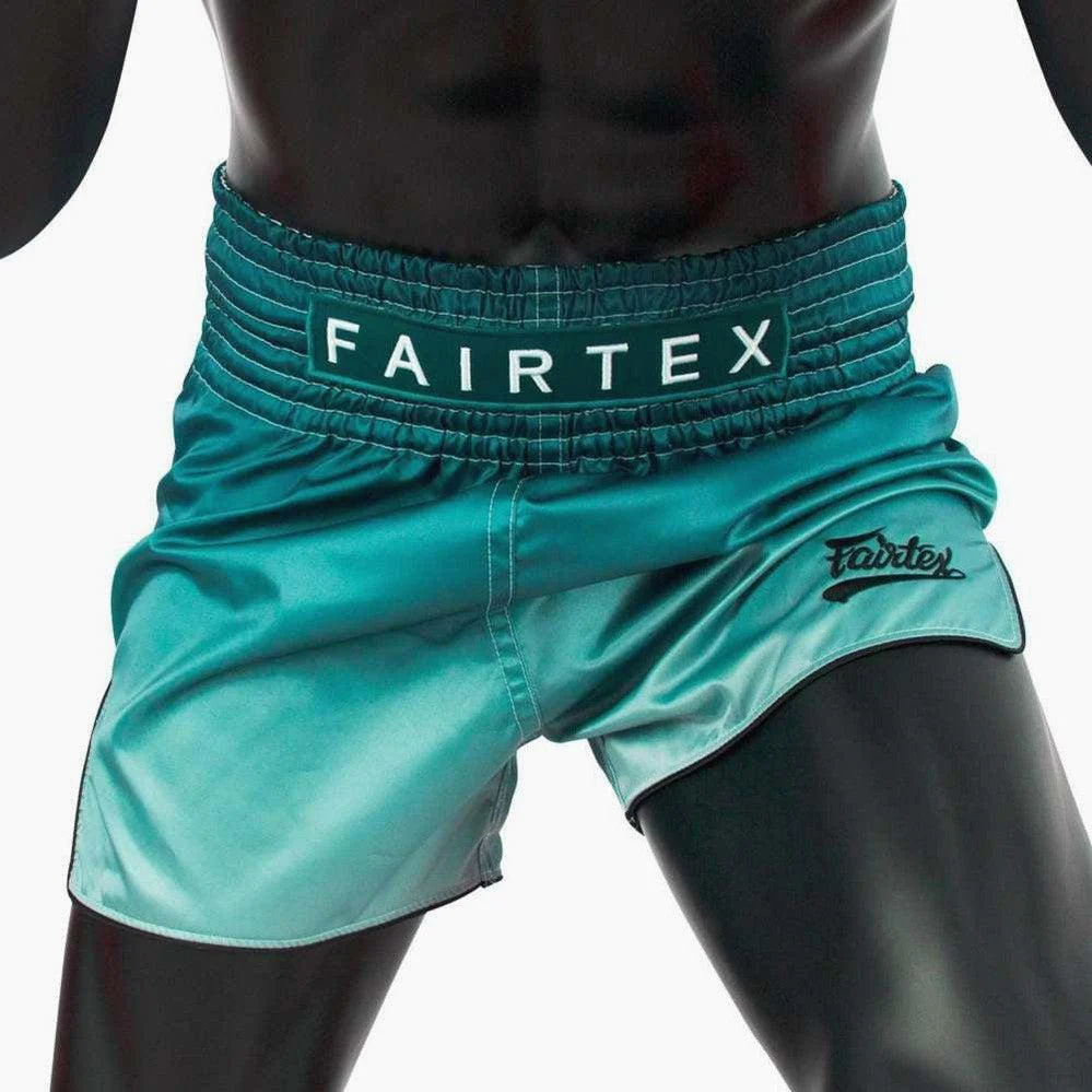 Calções de Kickboxing-Thai Fairtex BS1906 Fade Verde  - Image 2