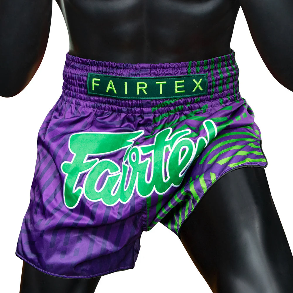 Calções de Kickboxing-Thai Fairtex BS1922 Racer Roxa  - Image 4