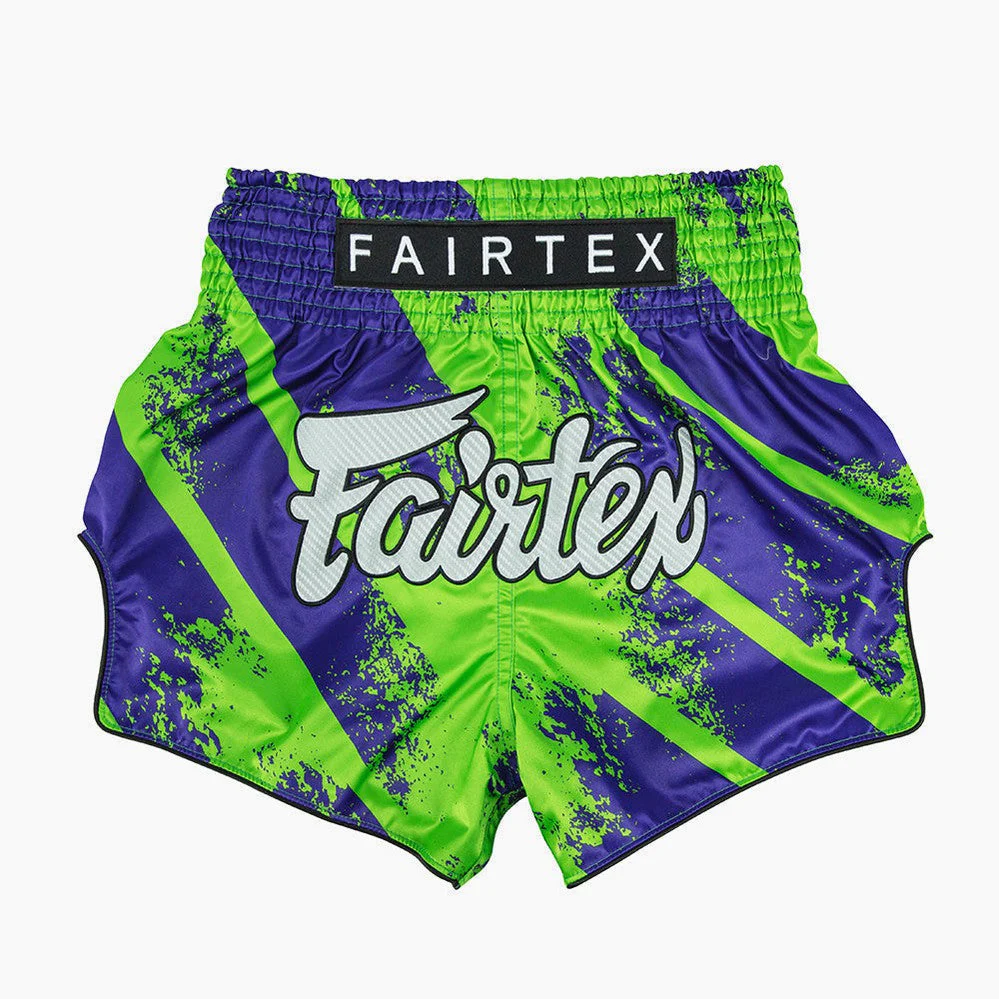 Calções de Kickboxing-Thai Fairtex BS1928 Street King Verde 
