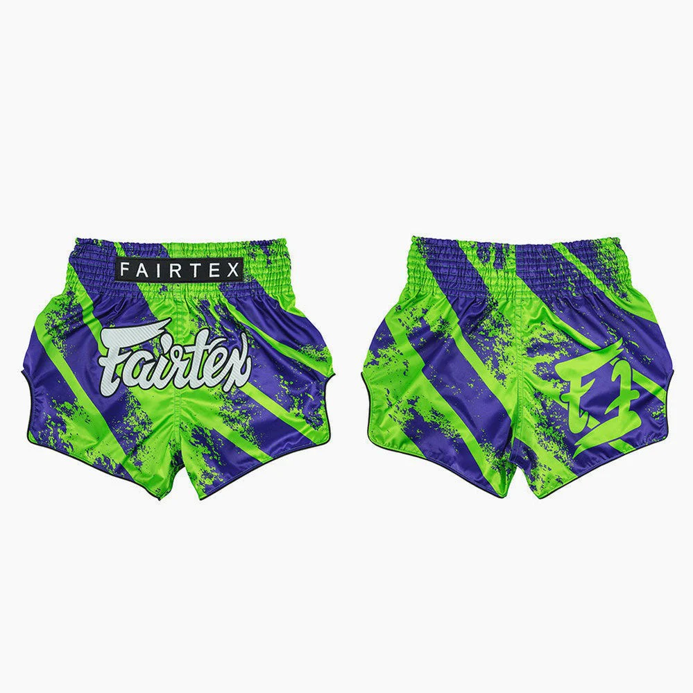 Calções de Kickboxing-Thai Fairtex BS1928 Street King Verde  - Image 3