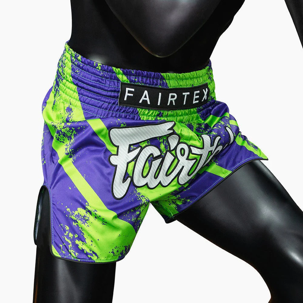 Calções de Kickboxing-Thai Fairtex BS1928 Street King Verde  - Image 5