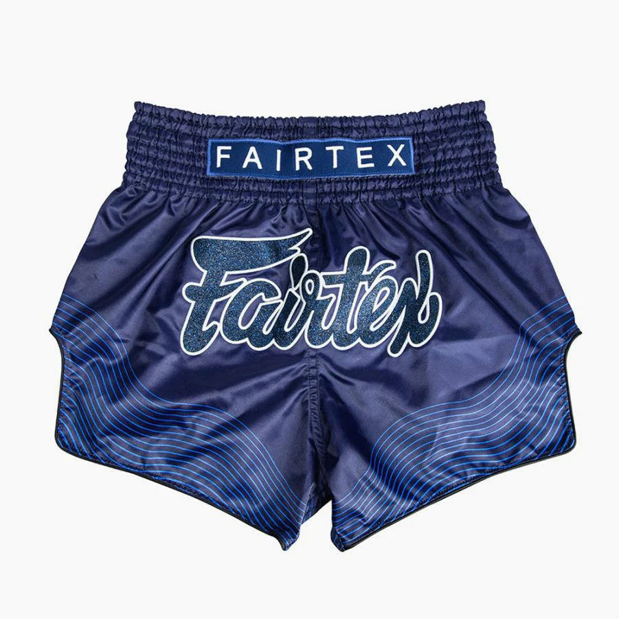 Calções de Kickboxing-Thai Fairtex BS1930 Blue Ocean 