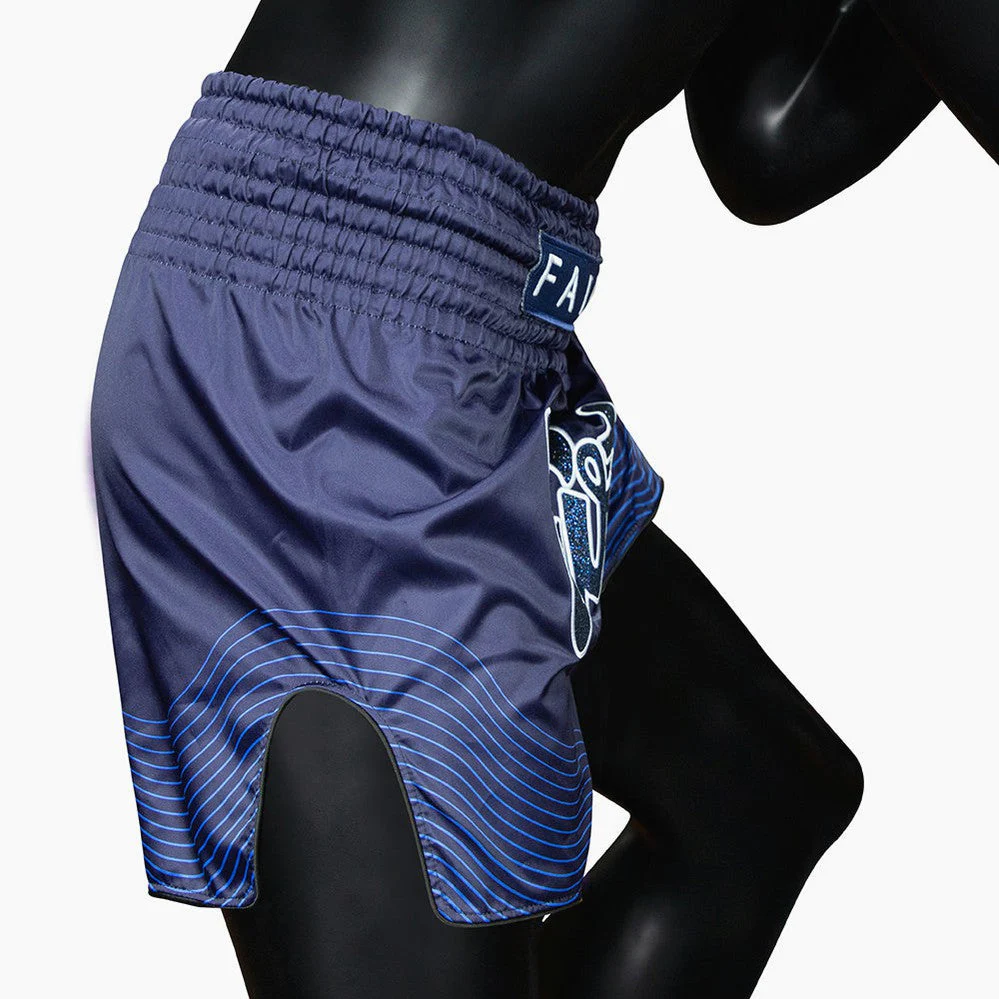 Calções de Kickboxing-Thai Fairtex BS1930 Blue Ocean  - Image 6