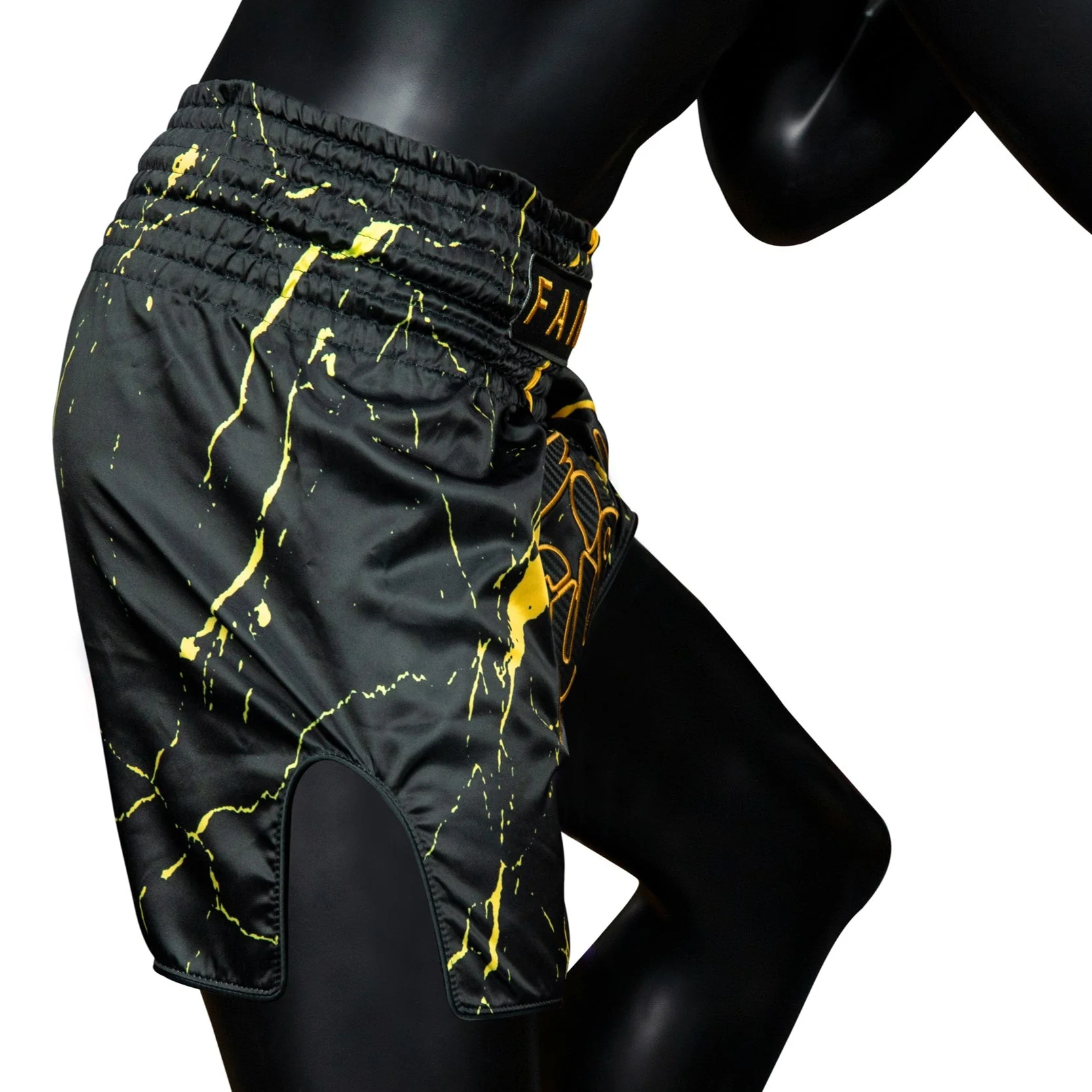 Calções de Kickboxing-Thai Fairtex BS1947 Black Marble  - Image 4