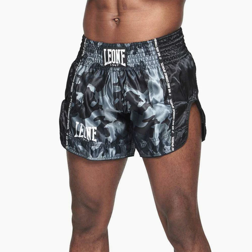 Calções de Kickboxing-Thai Leone Camo AB961 