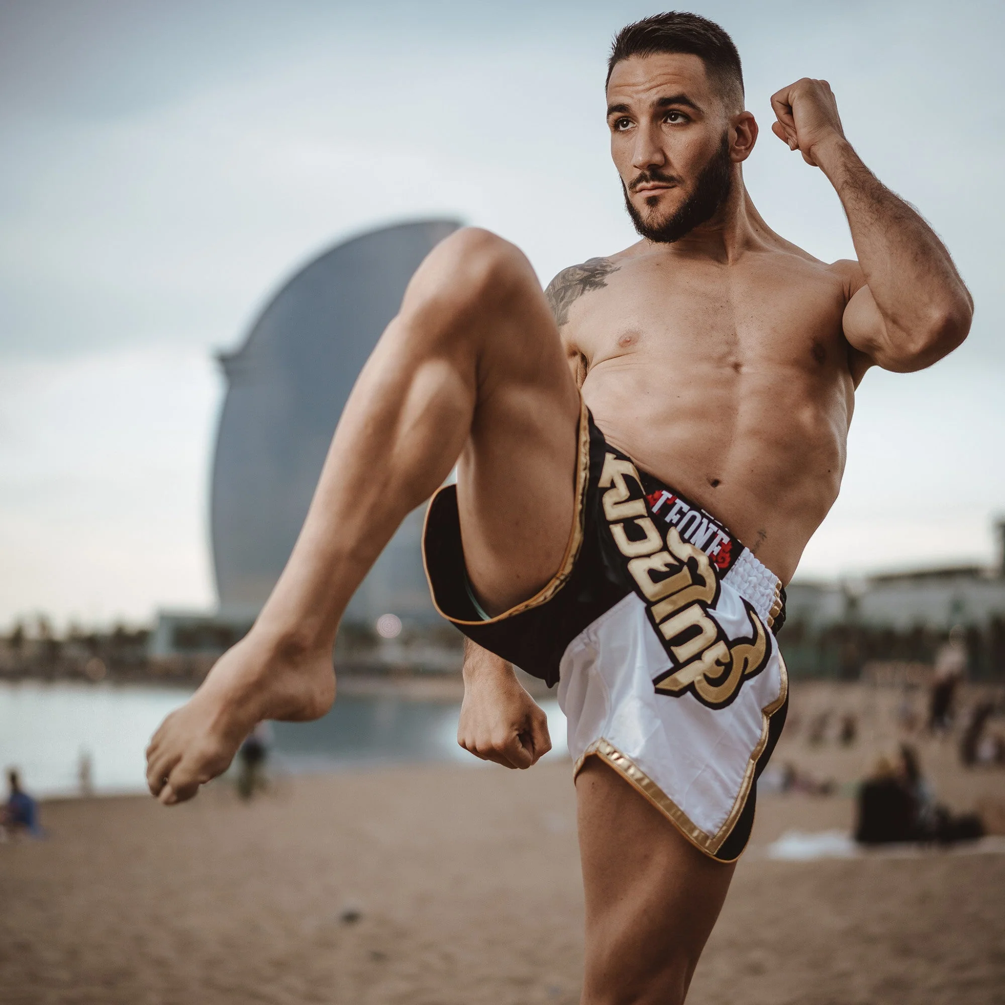 Calções de Kickboxing-Thai Leone Siam AB875  - Image 2