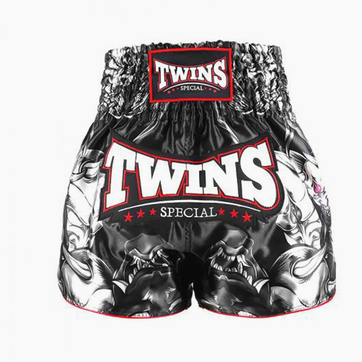 Calções de Kickboxing-Thai Twins Special Kabuki Preto 