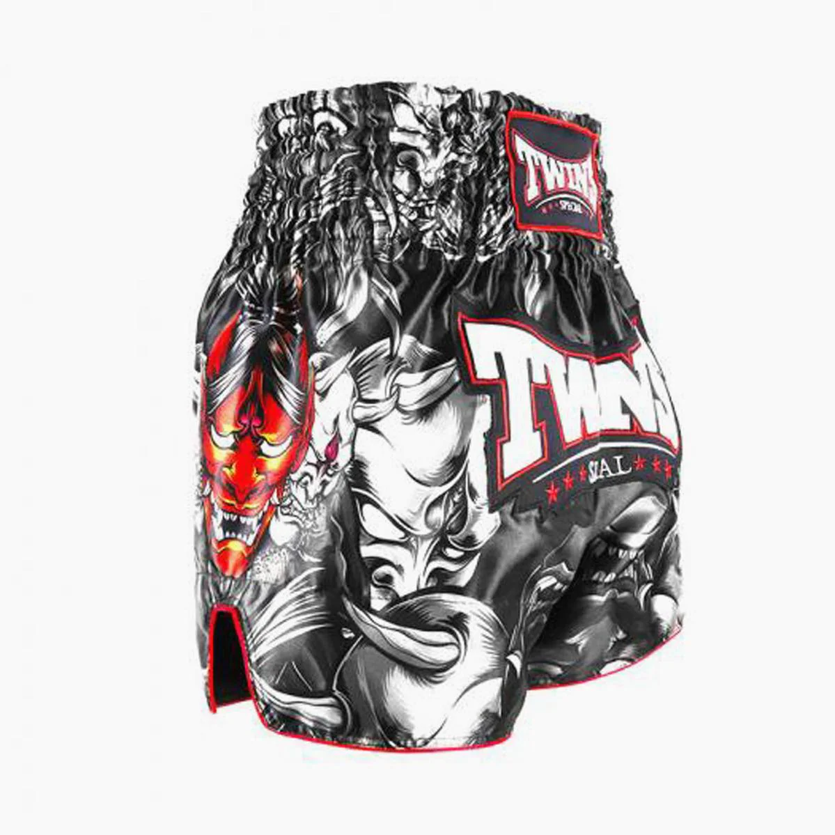 Calções de Kickboxing-Thai Twins Special Kabuki Preto  - Image 2