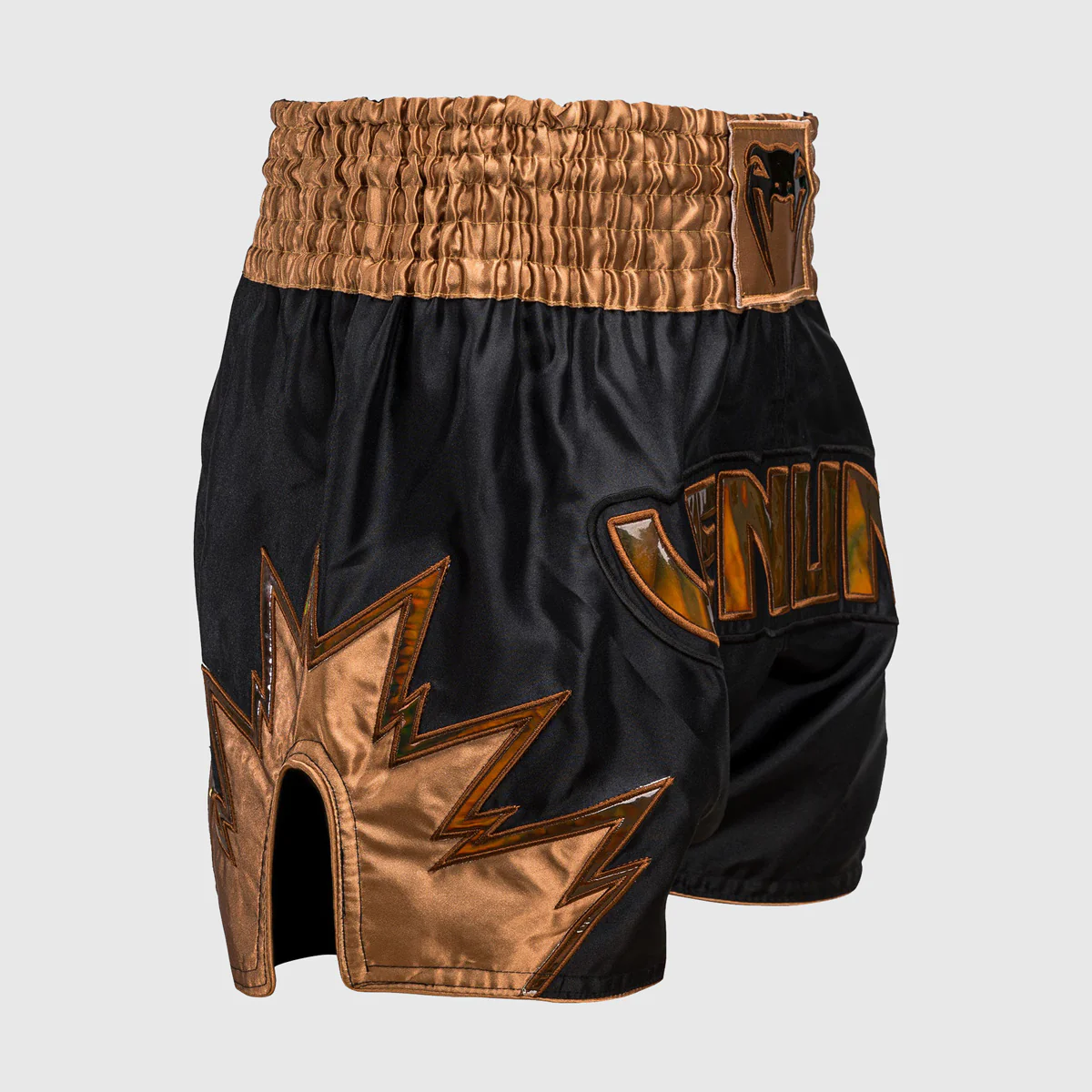 Calções de Kickboxing-Thai Venum Inferno Preto-bronze  - Image 2