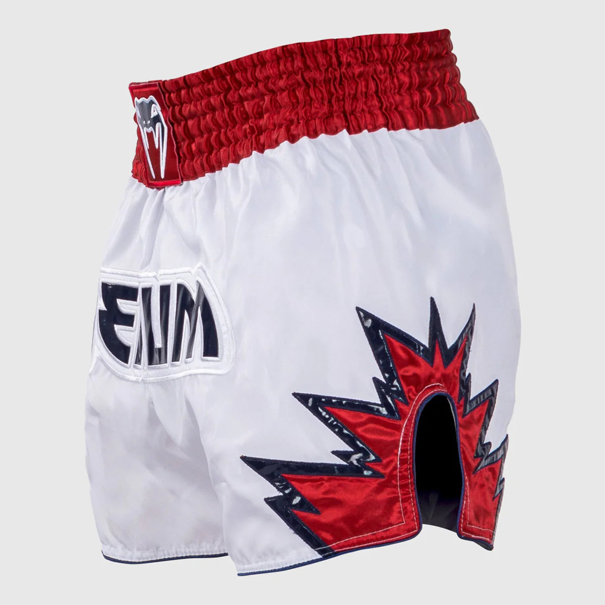 Calções de Kickboxing-Thai Venum Inferno Branco-vermelho  - Image 2