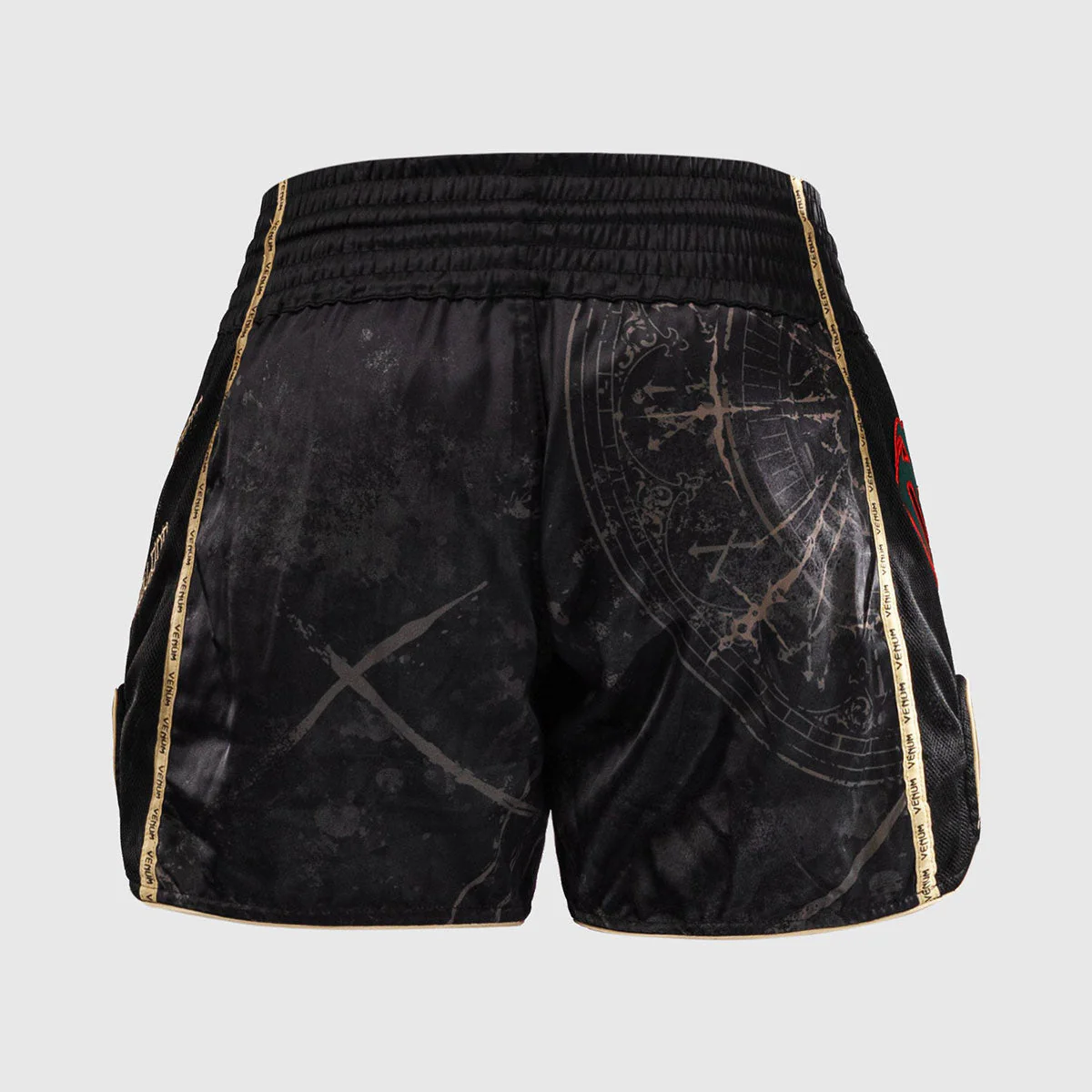 Calções de Kickboxing-Thai Venum Santa Muerte 5.0 Preto-Ouro  - Image 3