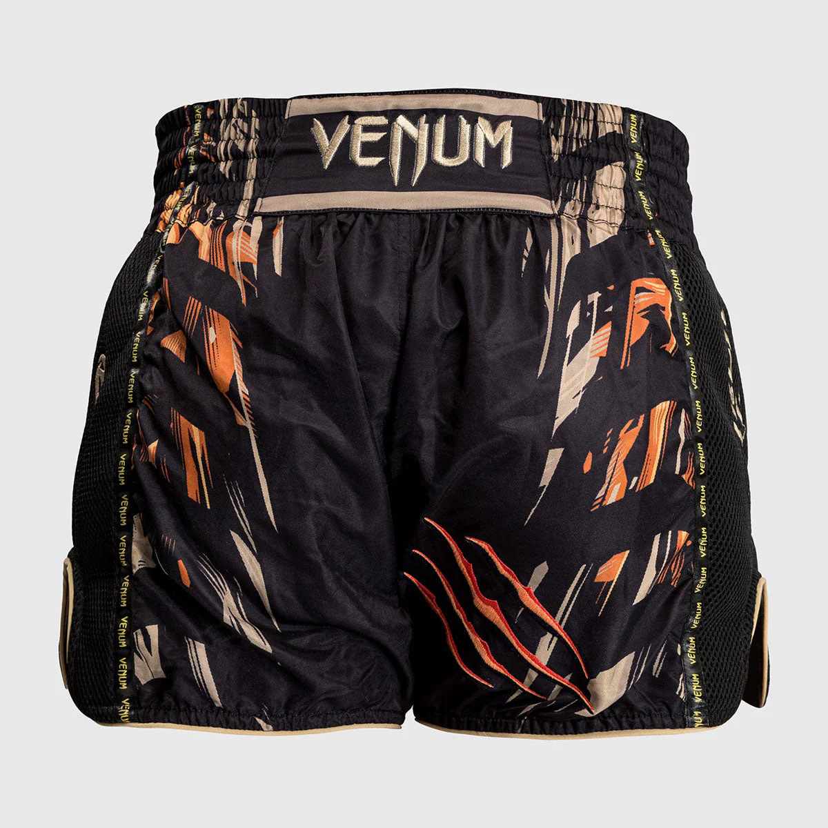 Calções de Kickboxing-Thai Venum Tigre Preto Laranja  - Image 2