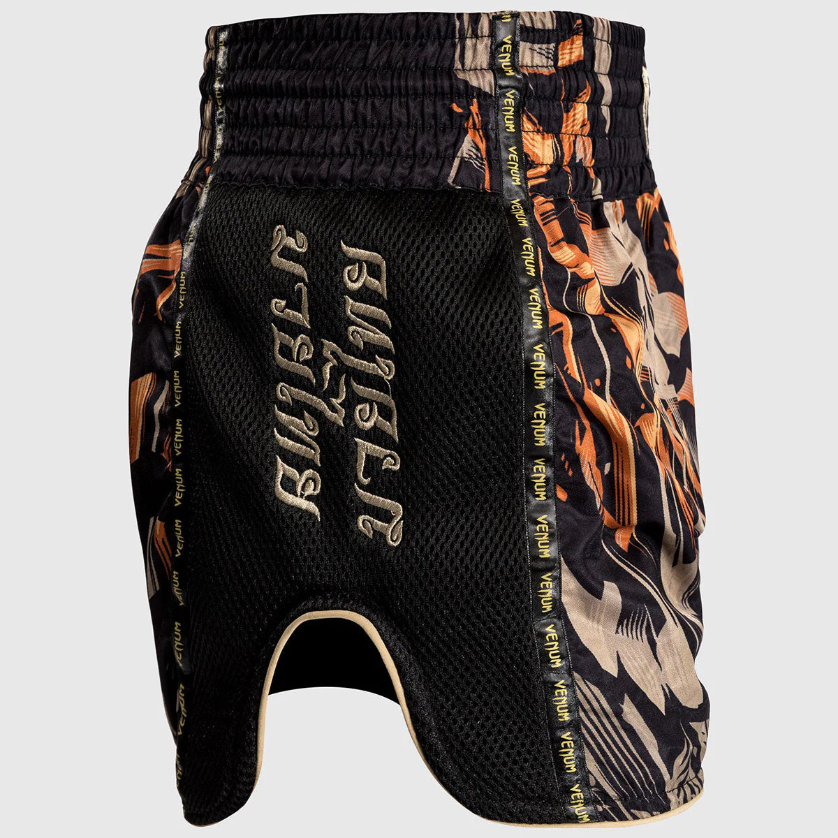 Calções de Kickboxing-Thai Venum Tigre Preto Laranja  - Image 3