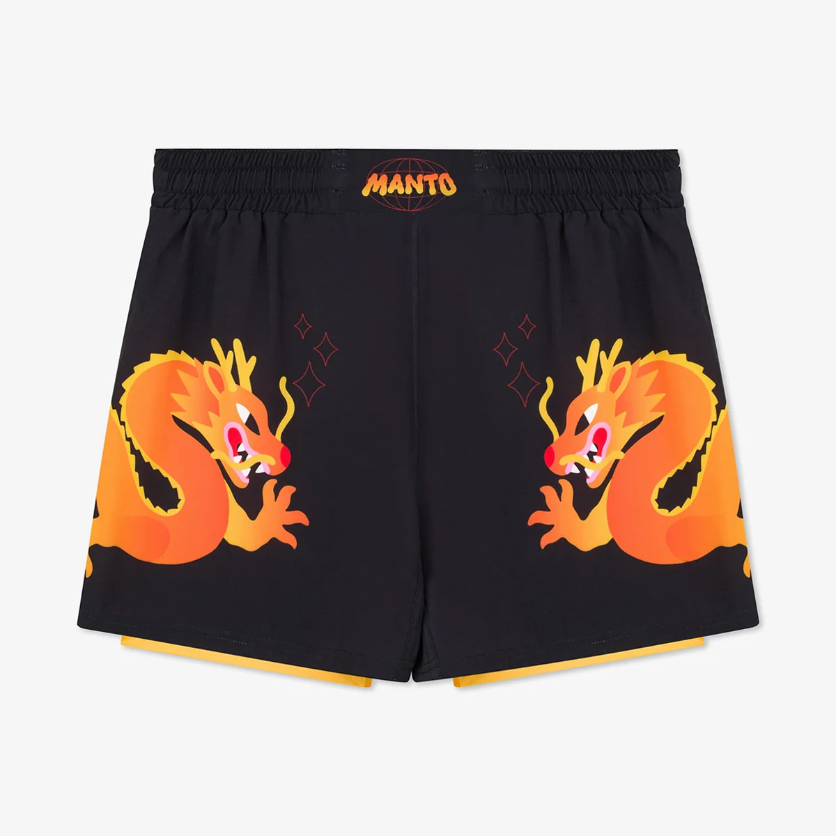 Calções de MMA Manto Varsóvia Para Tóquio Preto 