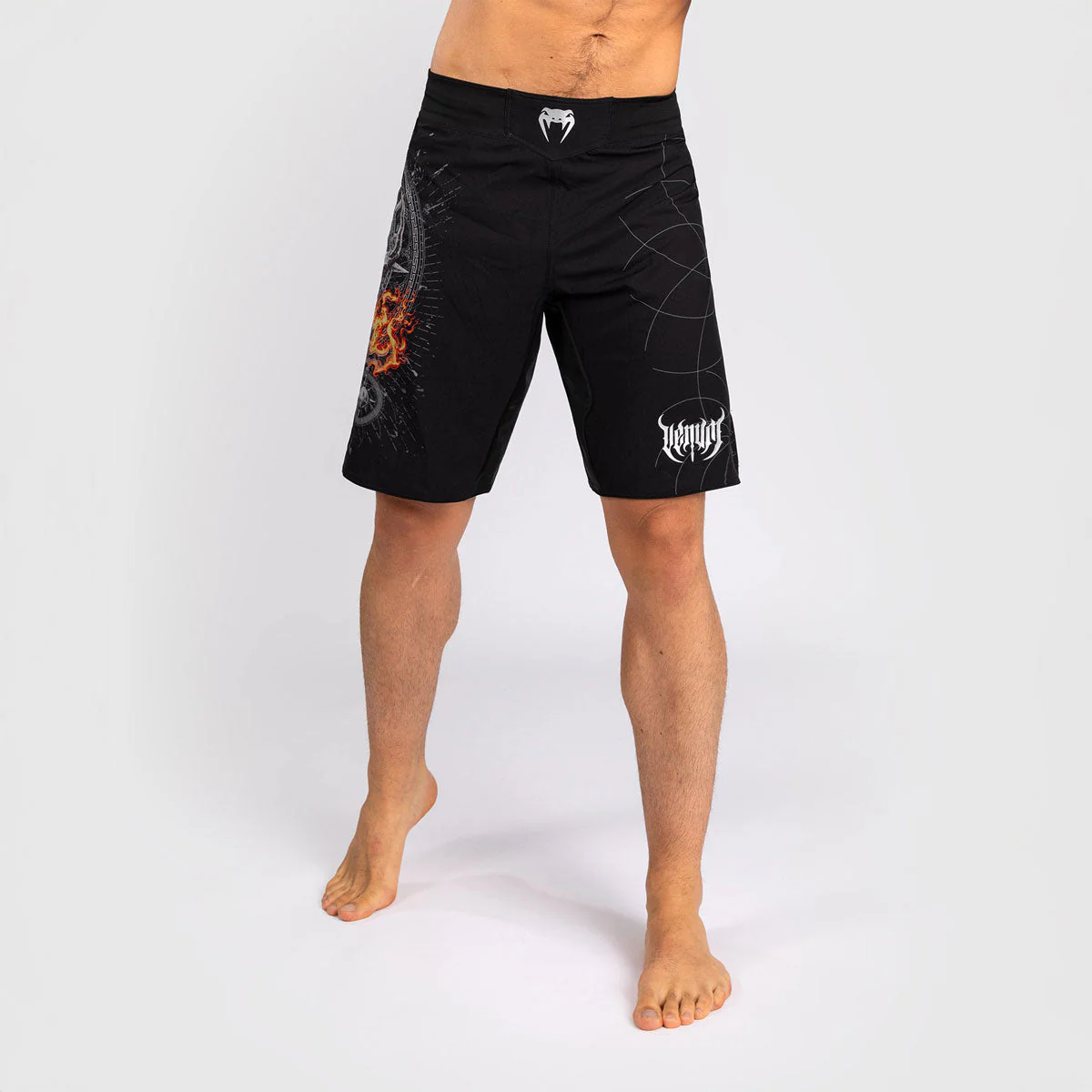 Calções de MMA Venum Gladiator 5.0 Preto-Prata 